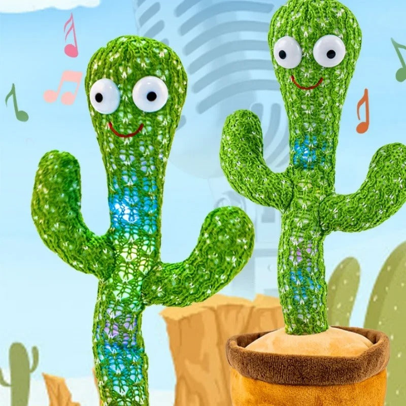 Dancing Talking Cactus Toys Singing Mimicking For Kids