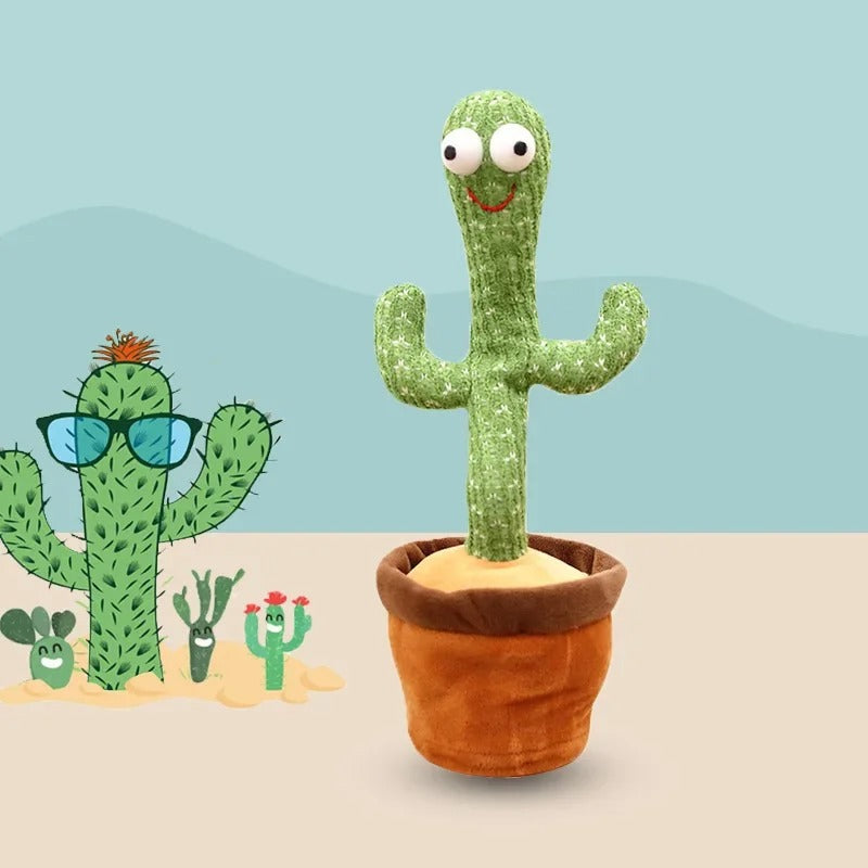 Dancing Talking Cactus Toys Singing Mimicking For Kids