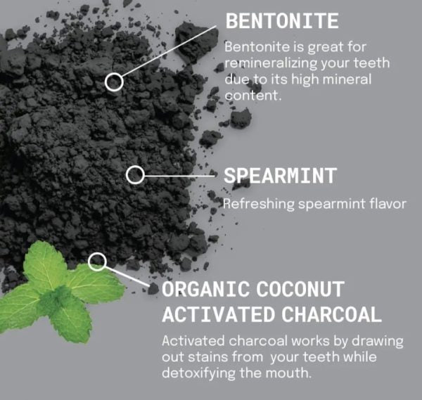 Charcoal Teeth Whitening Powder Deep Cleansing